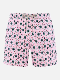Herren-Badeshorts aus leichtem Stoff Lighting Micro Fantasy mit Uhrenaufdruck
