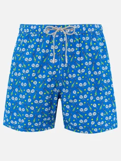 Herren-Badeshorts aus leichtem Stoff Lighting Micro Fantasy mit Padel-Gewinner-Aufdruck