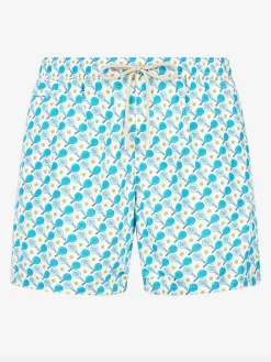 Herren-Badeshorts aus leichtem Stoff Lighting Micro Fantasy mit Padel-Aufdruck