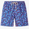 Herren-Badeshorts aus leichtem Stoff Lighting Micro Fantasy mit Krabben-Print