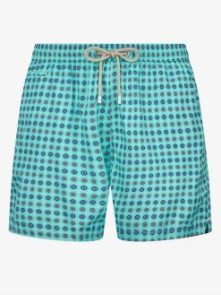 Herren-Badeshorts aus leichtem Stoff Lighting Micro Fantasy mit Krawatten-Print