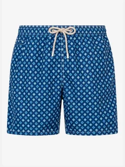 Herren-Badeshorts aus leichtem Stoff Lighting Micro Fantasy mit Krawatten-Print
