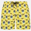 Herren-Badeshorts aus leichtem Stoff Lighting mit Uhrenaufdruck