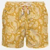 Herren-Badeshorts aus leichtem Stoff mit Paisley-Print