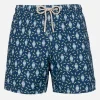 Herren-Badeshorts aus leichtem Stoff Lighting Micro Fantasy mit Uhrenaufdruck