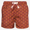 Herren-Badeshorts aus leichtem Stoff mit indischem Aufdruck