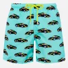 Herren-Badeshorts aus leichtem Stoff Lighting mit Lodola-Autoaufdruck | MARCO LODOLA SPECIAL EDITION