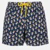 Herren-Badeshorts aus leichtem Stoff Lighting Micro Fantasy mit Scrooge-Aufdruck | ESTATHE' FERRERO SPECIAL EDITION