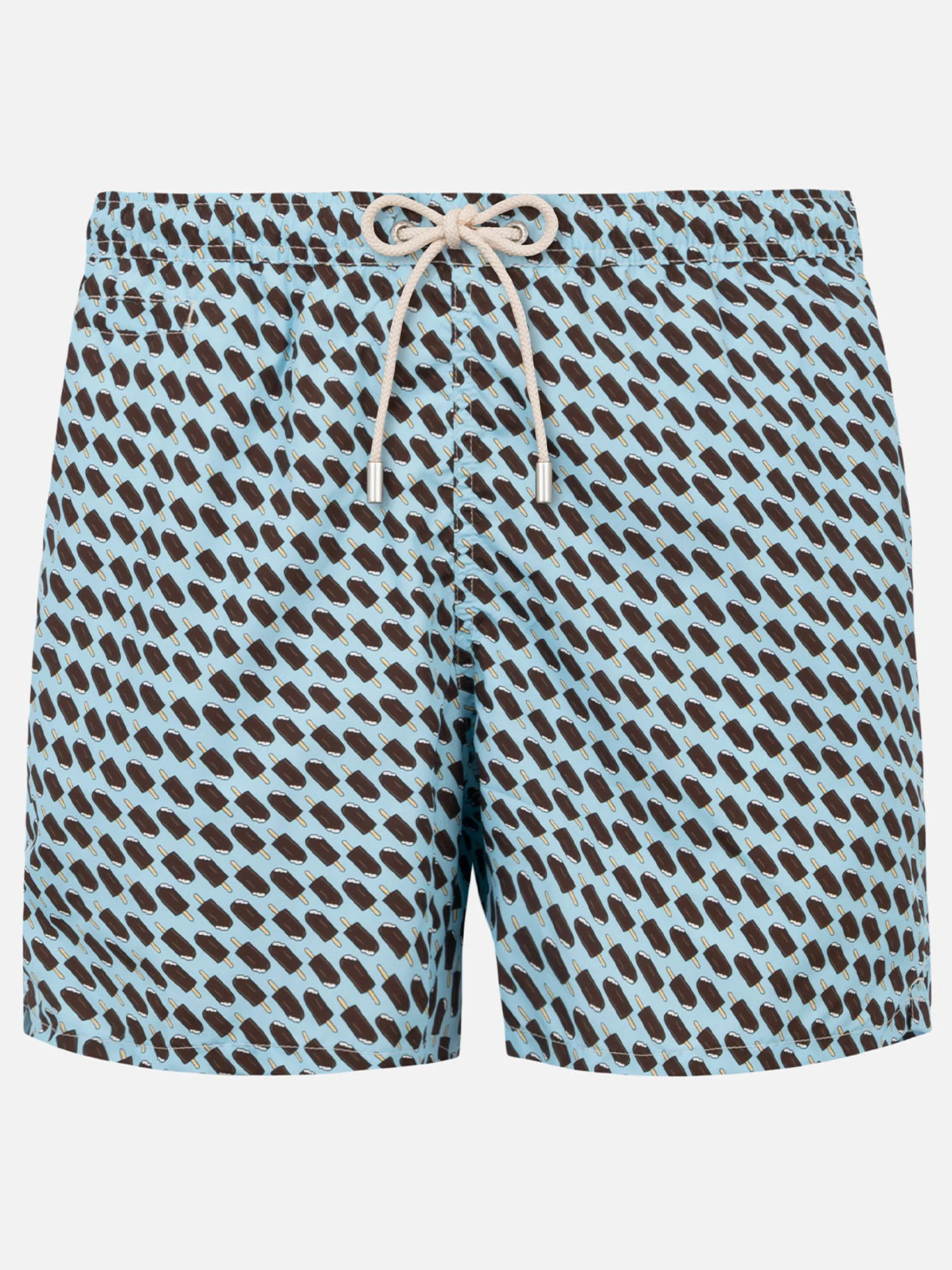 Herren-Badeshorts aus leichtem Stoff mit Cremino-Print | Algida® Sonderedition