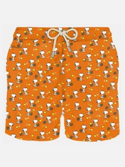 Herren-Badeshorts aus leichtem Stoff mit Tennis-Snoopy-Aufdruck | SNOOPY – PEANUTS™ SONDEREDITION
