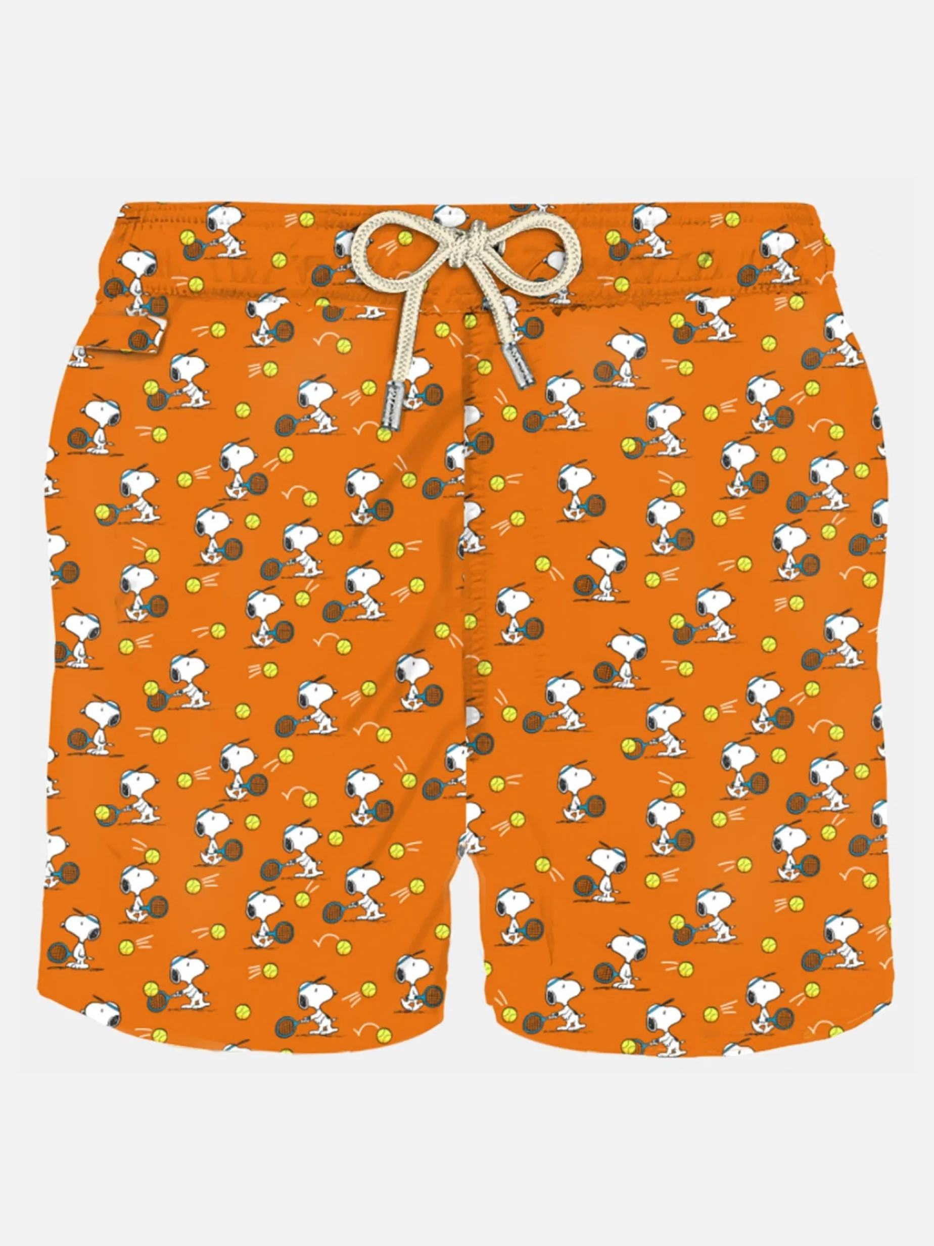 Herren-Badeshorts aus leichtem Stoff mit Tennis-Snoopy-Aufdruck | SNOOPY – PEANUTS™ SONDEREDITION