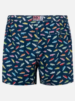 Herren-Badeshorts aus leichtem Stoff mit Superga-Aufdruck | SUPERGA® SONDEREDITION