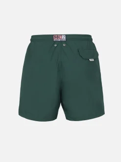Herren-Badeshorts aus leichtem Stoff in britischem Grün Lighting Pantone | PANTONE-SONDERAUSGABE