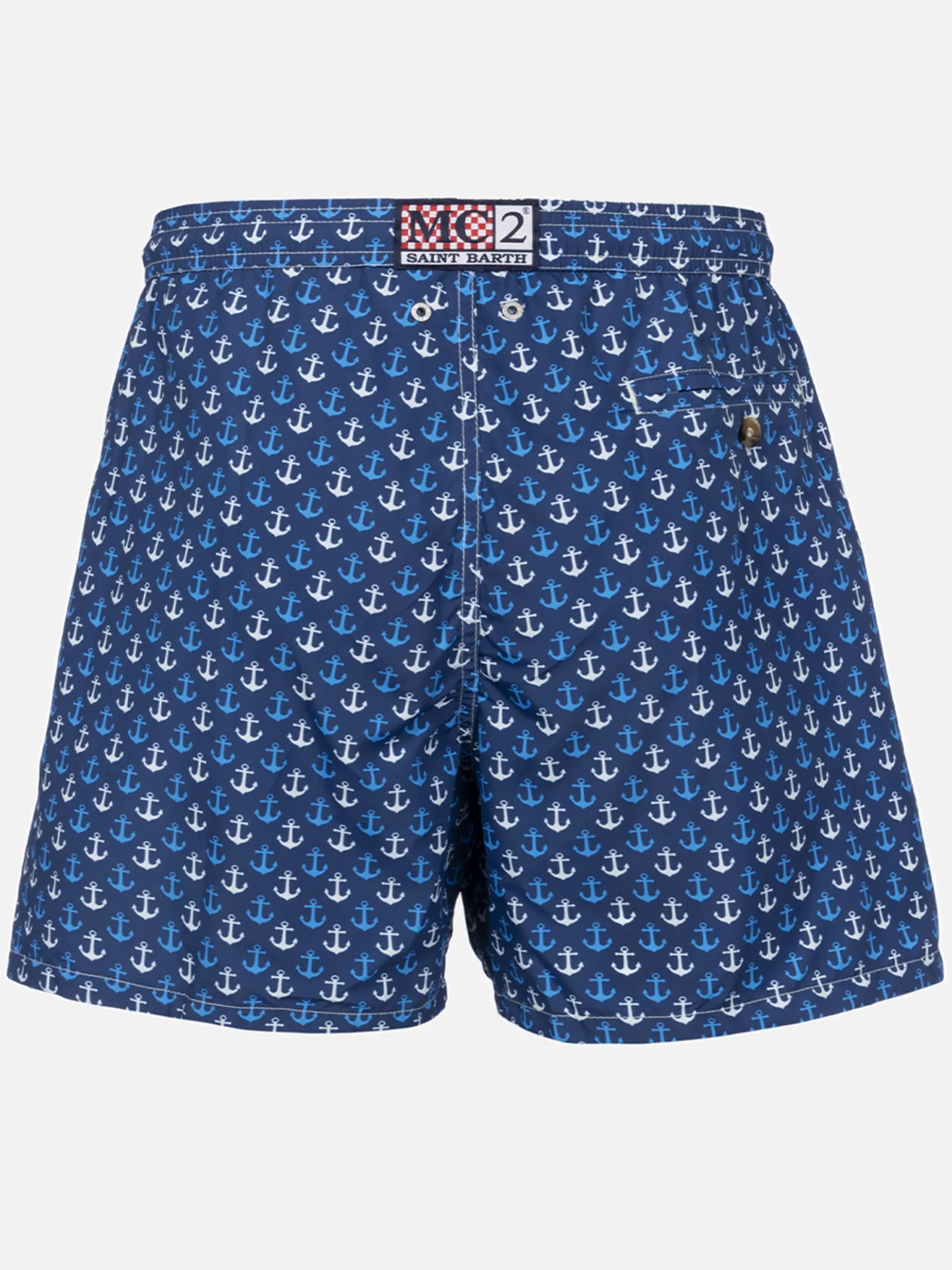 Herren-Badeshorts aus leichtem Stoff Lighting Micro Fantasy mit Anker-Print