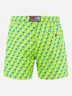 Herren-Badeshorts aus leichtem Stoff Lighting Micro Fantasy mit Padel-Aufdruck