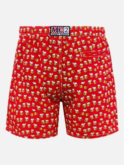 Herren-Badeshorts aus leichtem Stoff Lighting Micro Fantasy mit Bierdruck