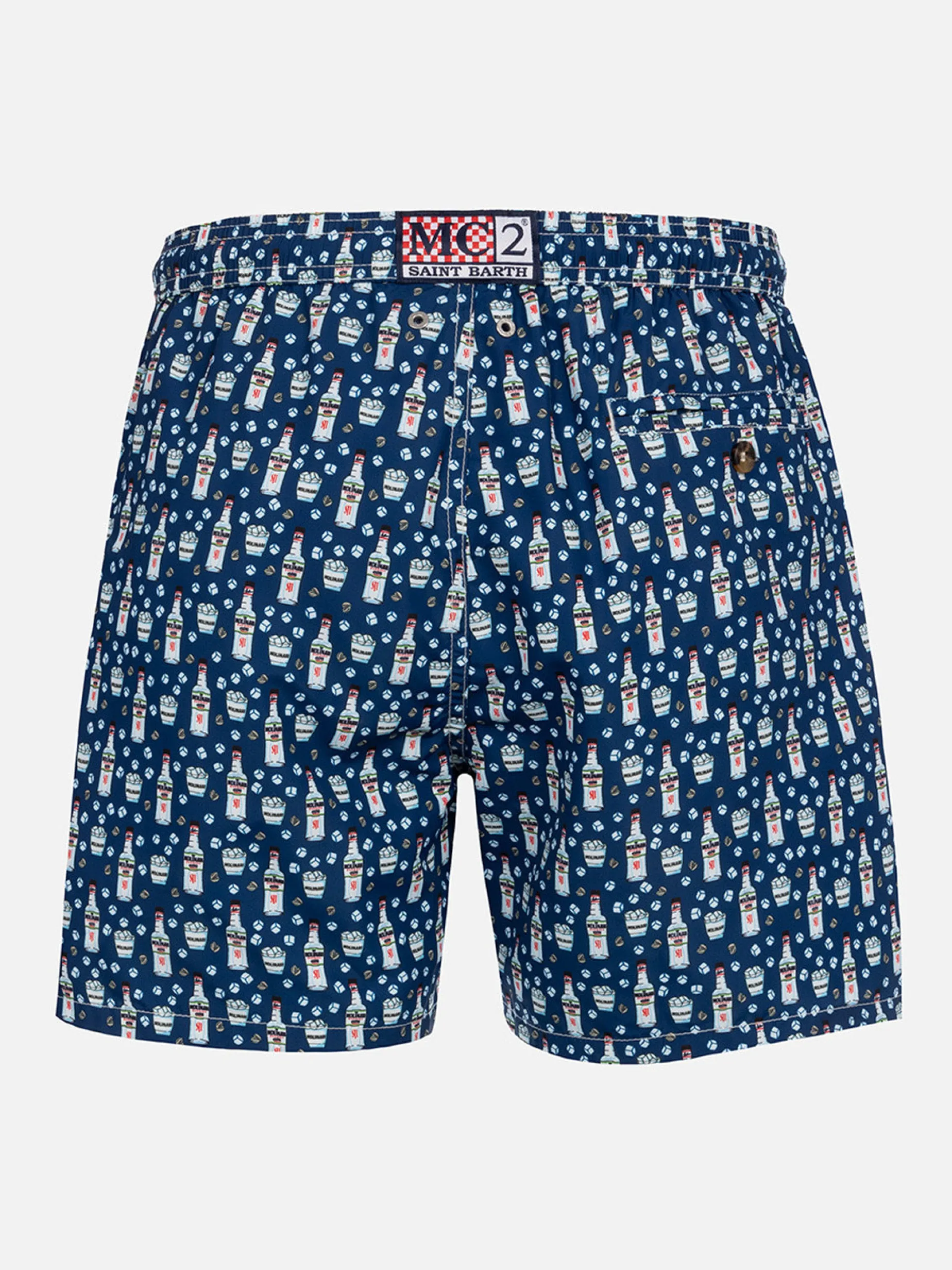 Herren-Badeshorts aus leichtem Stoff Lighting Micro Fantasy mit Sambuca Molinari-Aufdruck | SAMBUCA MOLINARI SONDEREDITION