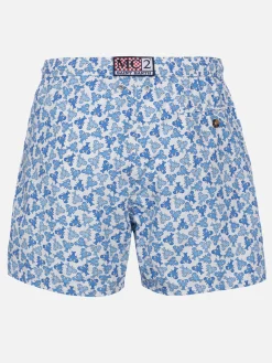 Herren-Badeshorts aus leichtem Stoff Lighting Micro Fantasy mit Hummer-Print