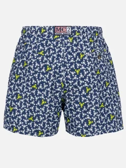Herren-Badeshorts aus leichtem Stoff Lighting Micro Fantasy mit Hummer-Print