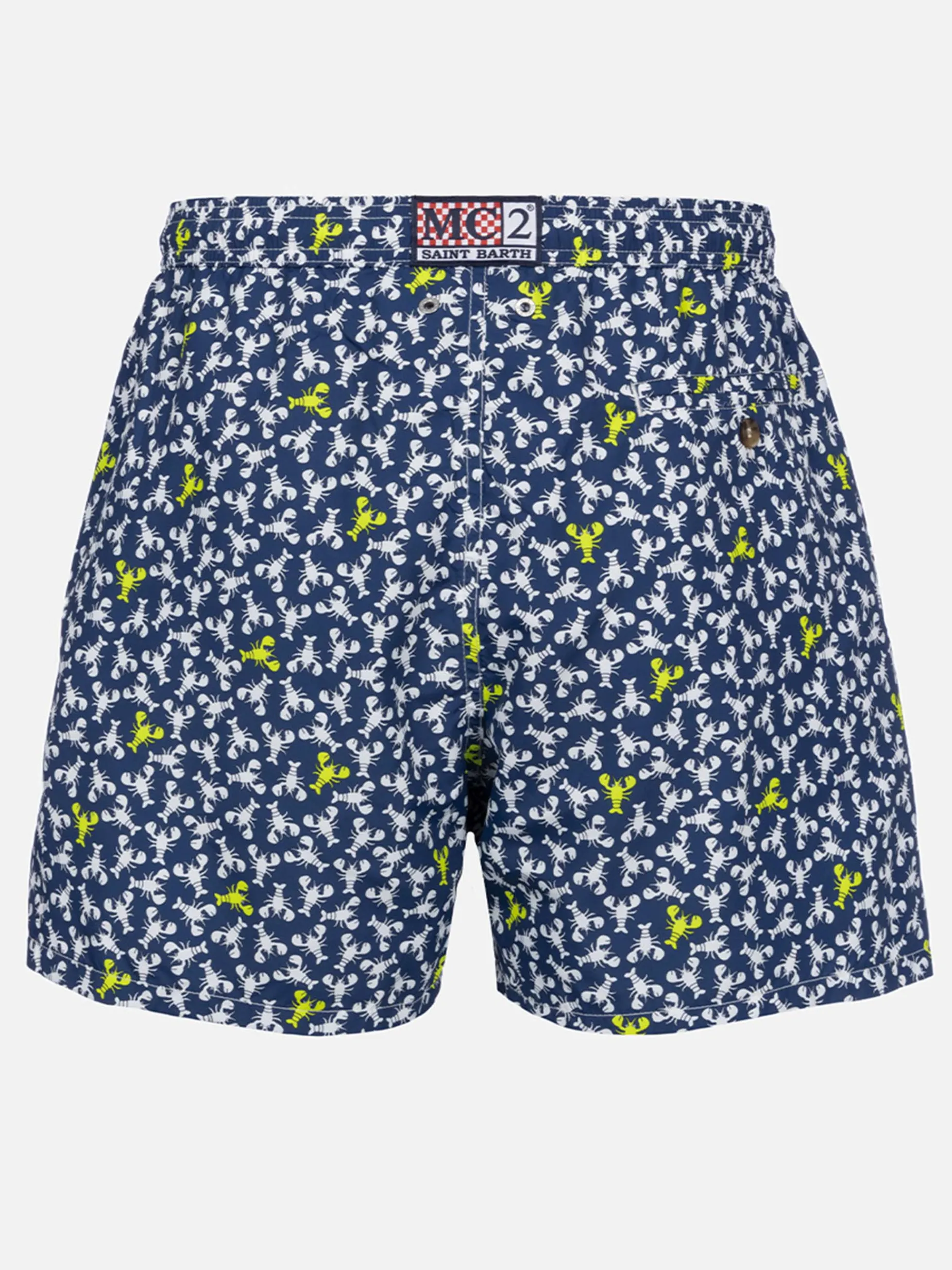 Herren-Badeshorts aus leichtem Stoff Lighting Micro Fantasy mit Hummer-Print