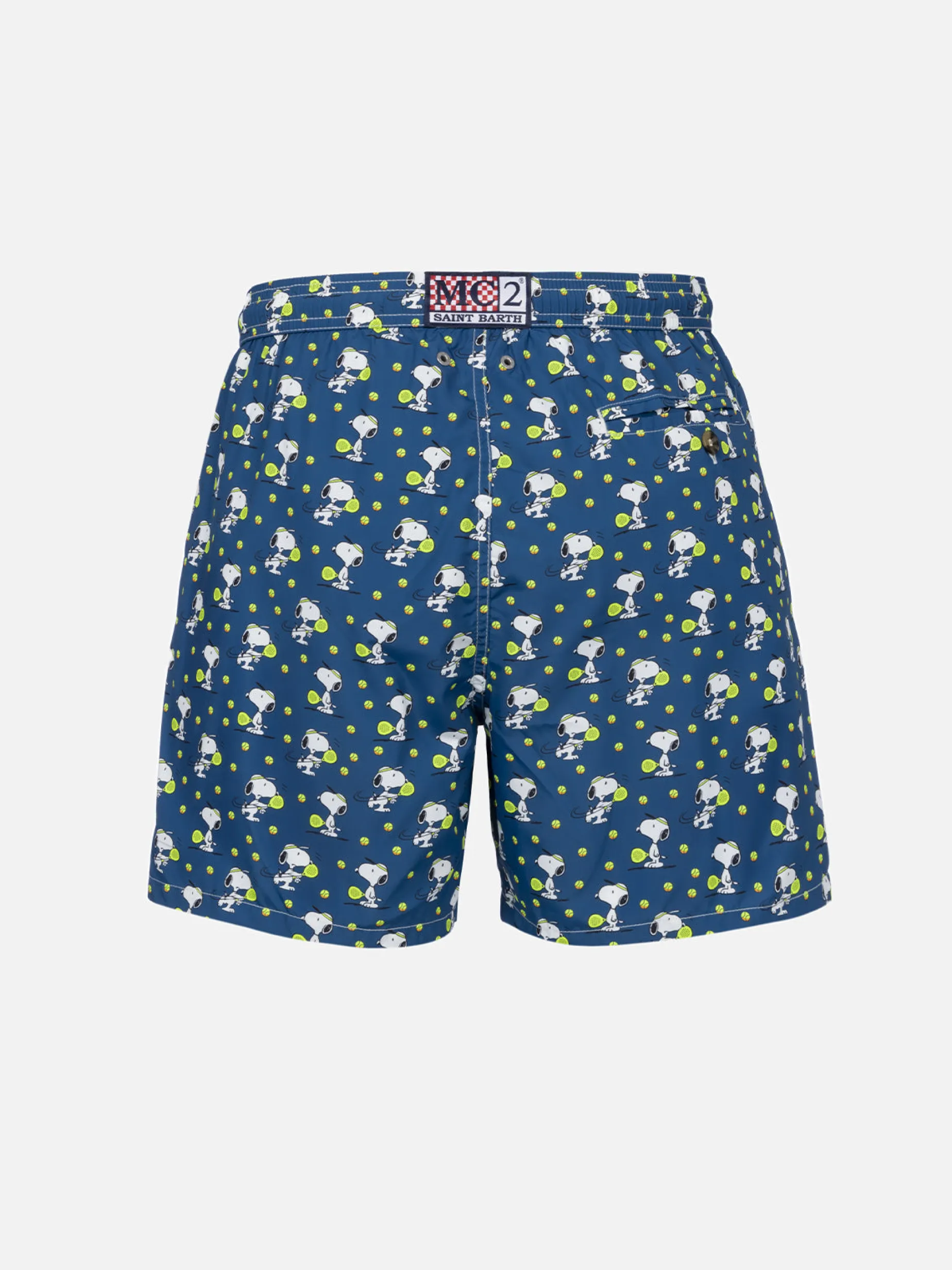 Herren-Badeshorts aus leichtem Stoff Lighting Micro Fantasy mit Snoopy-Padel-Aufdruck | SNOOPY PEANUTS™ SONDEREDITION