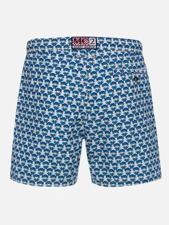 Herren-Badeshorts aus leichtem Stoff Lighting Micro Fantasy mit Krabbenprint