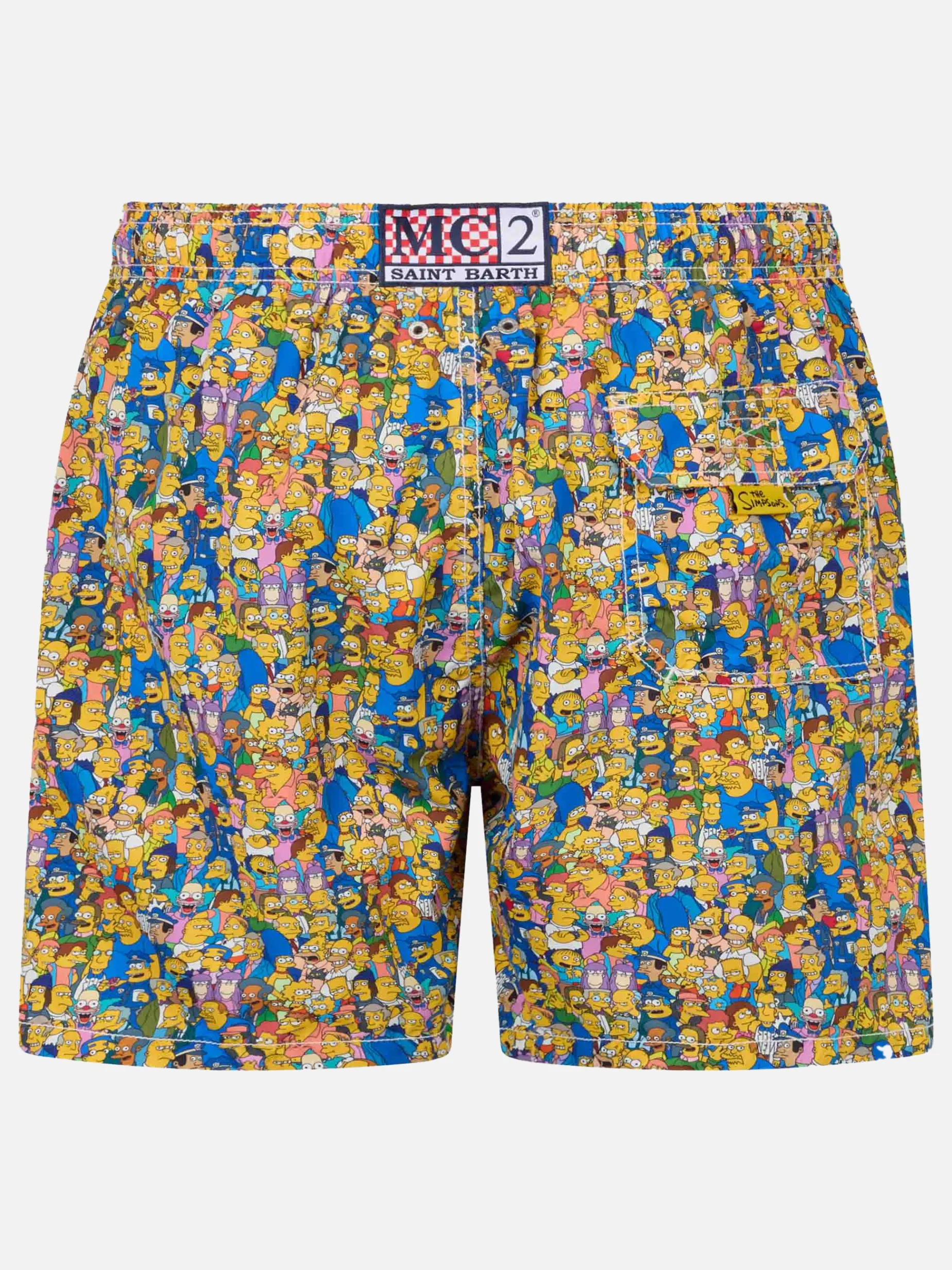 Herren-Badeshorts aus leichtem Stoff Lighting Micro Fantasy mit Aufdruck der Simpsons-Familie | DIE SIMPSONS-SONDERAUSGABE