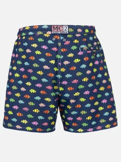 Herren-Badeshorts aus leichtem Stoff Lighting Micro Fantasy mit Clownfisch-Aufdruck