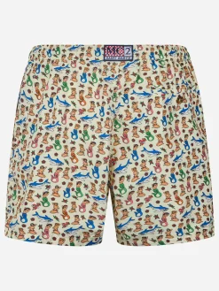 Herren-Badeshorts aus leichtem Stoff Lighting Micro Fantasy mit Meerjungfrauen-Print