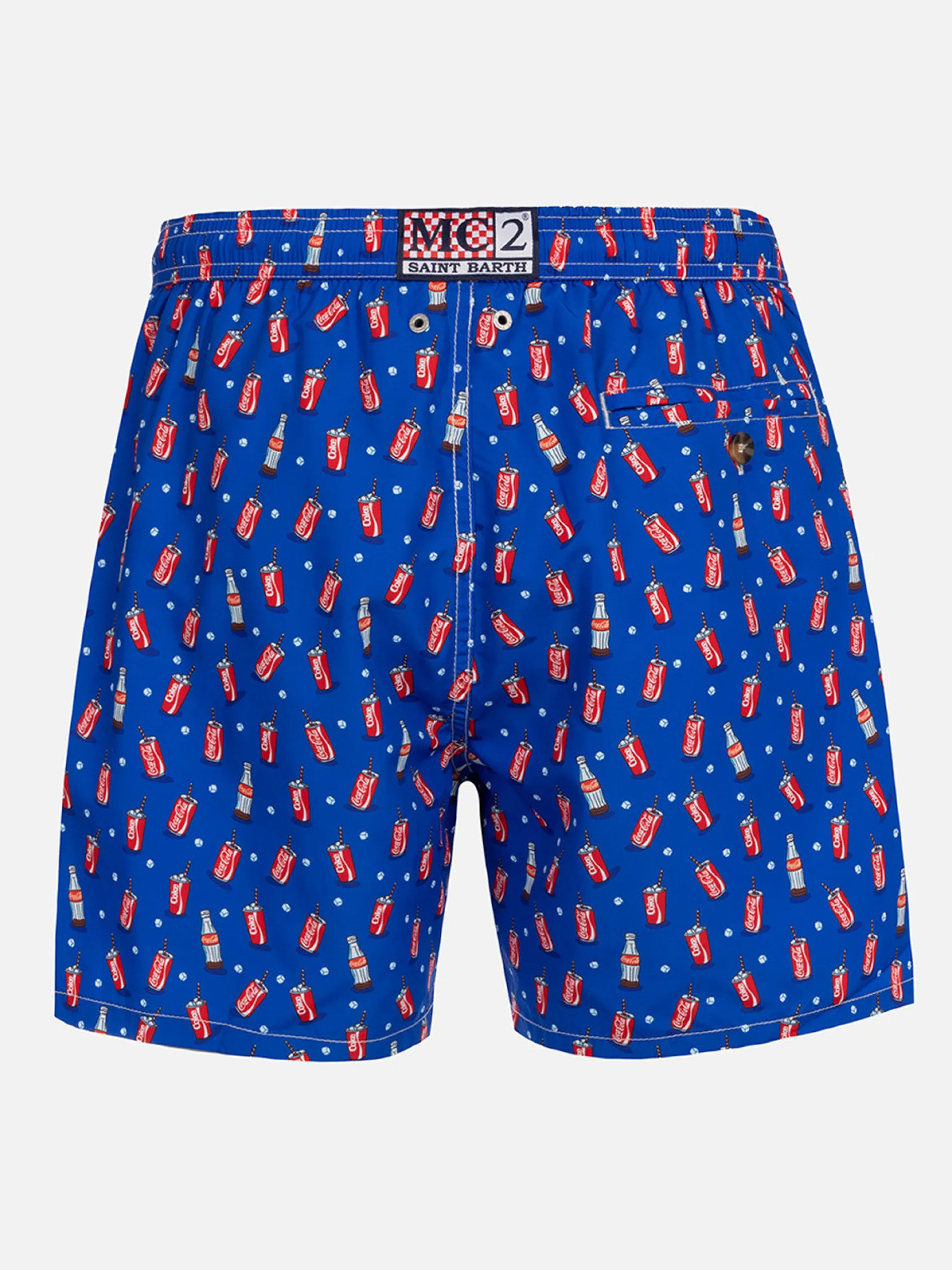Herren-Badeshorts aus leichtem Stoff Lighting Micro Fantasy mit Coca-Cola-Aufdruck | DIE SONDERAUSGABE DER COCA COLA COMPANY