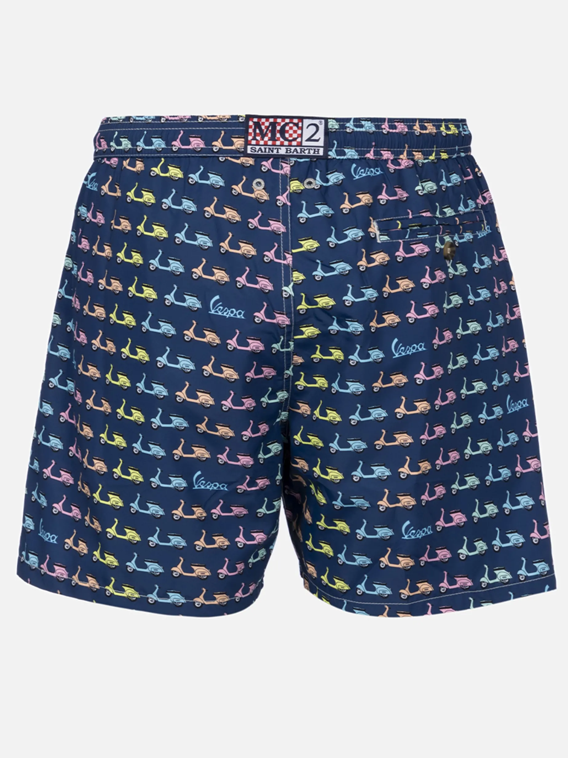 Herren-Badeshorts aus leichtem Stoff Lighting Micro Fantasy mit Vespa-Aufdruck | VESPA-SONDEREDITION