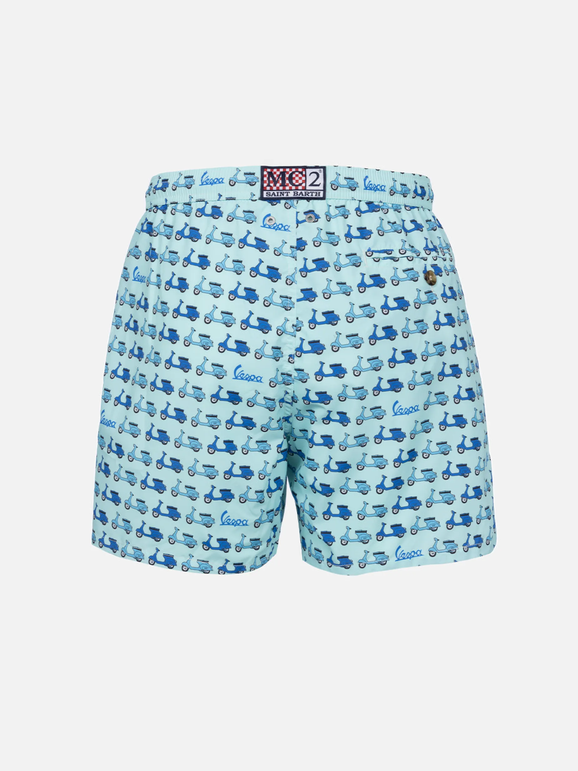 Herren-Badeshorts aus leichtem Stoff Lighting Micro Fantasy mit Vespa-Aufdruck | VESPA-SONDEREDITION