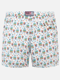 Herren-Badeshorts aus leichtem Stoff mit Portofino-Gin-Print | PORTOFINO DRY GIN SONDEREDITION