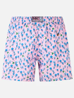 Herren-Badeshorts aus leichtem Stoff Lighting Micro Fantasy mit Quallen-Print