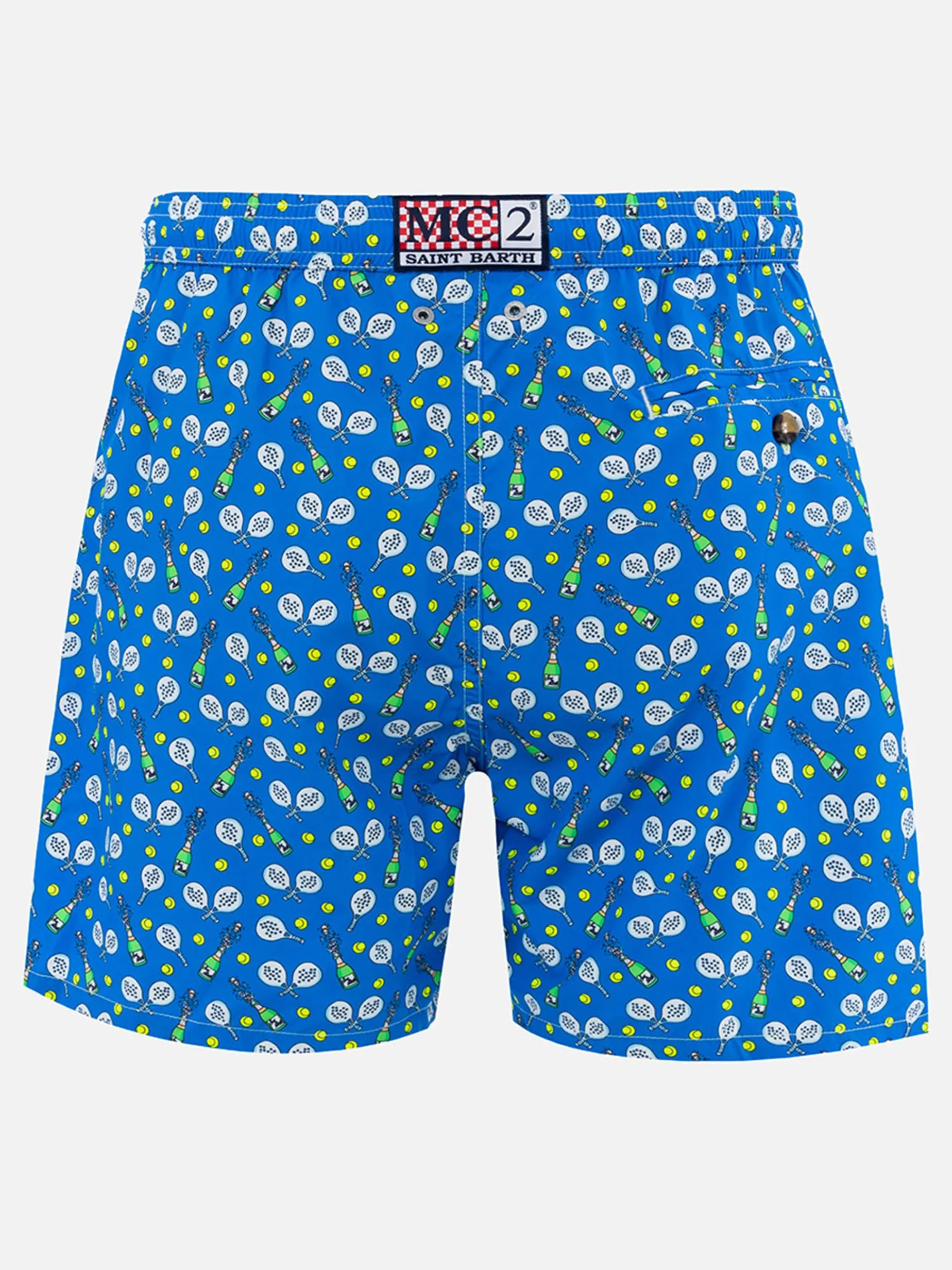 Herren-Badeshorts aus leichtem Stoff Lighting Micro Fantasy mit Padel-Gewinner-Aufdruck