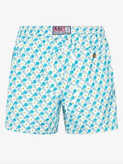 Herren-Badeshorts aus leichtem Stoff Lighting Micro Fantasy mit Padel-Aufdruck