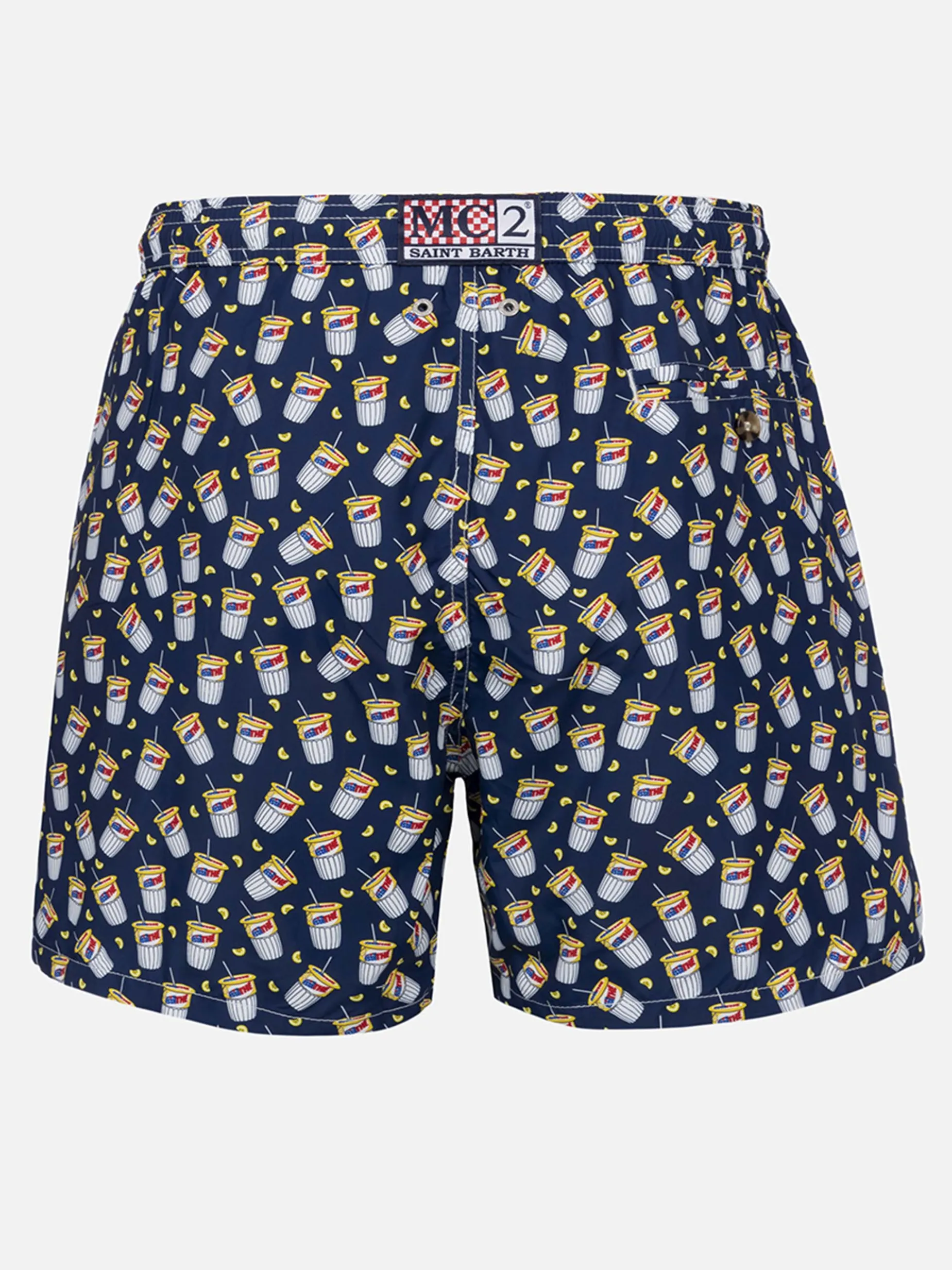 Herren-Badeshorts aus leichtem Stoff Lighting Micro Fantasy mit Scrooge-Aufdruck | ESTATHE' FERRERO SPECIAL EDITION