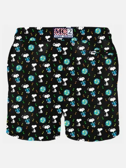 Herren-Badeshorts aus leichtem Stoff mit Snoopy-Aufdruck | Peanuts® Sonderausgabe
