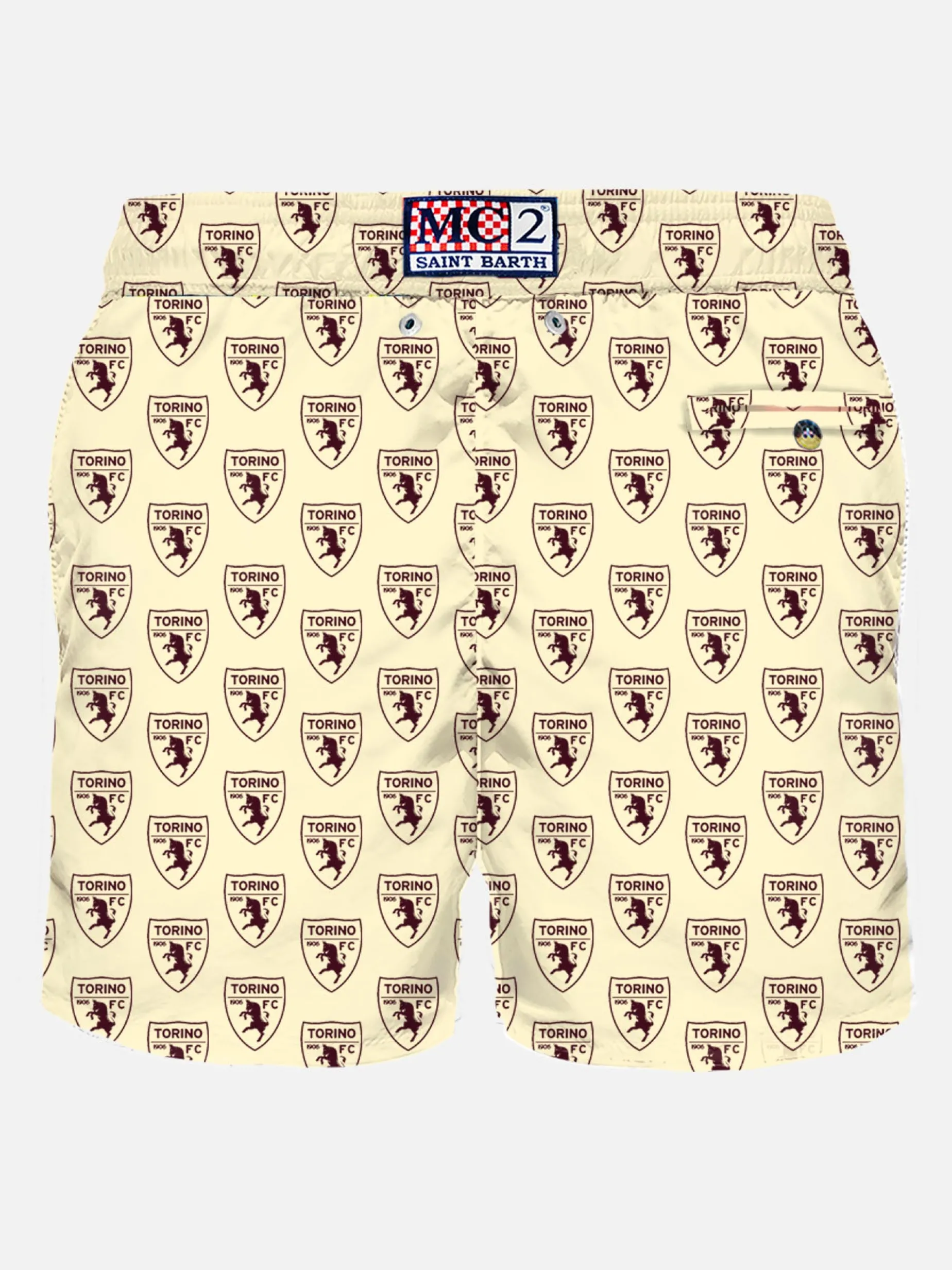 Herren-Badeshorts aus leichtem Stoff mit Tauros-Logo | TURIN FC SONDERAUSGABE