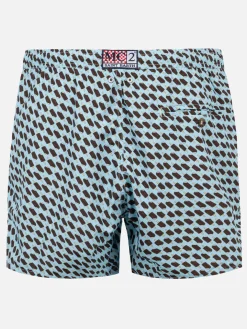 Herren-Badeshorts aus leichtem Stoff mit Cremino-Print | Algida® Sonderedition