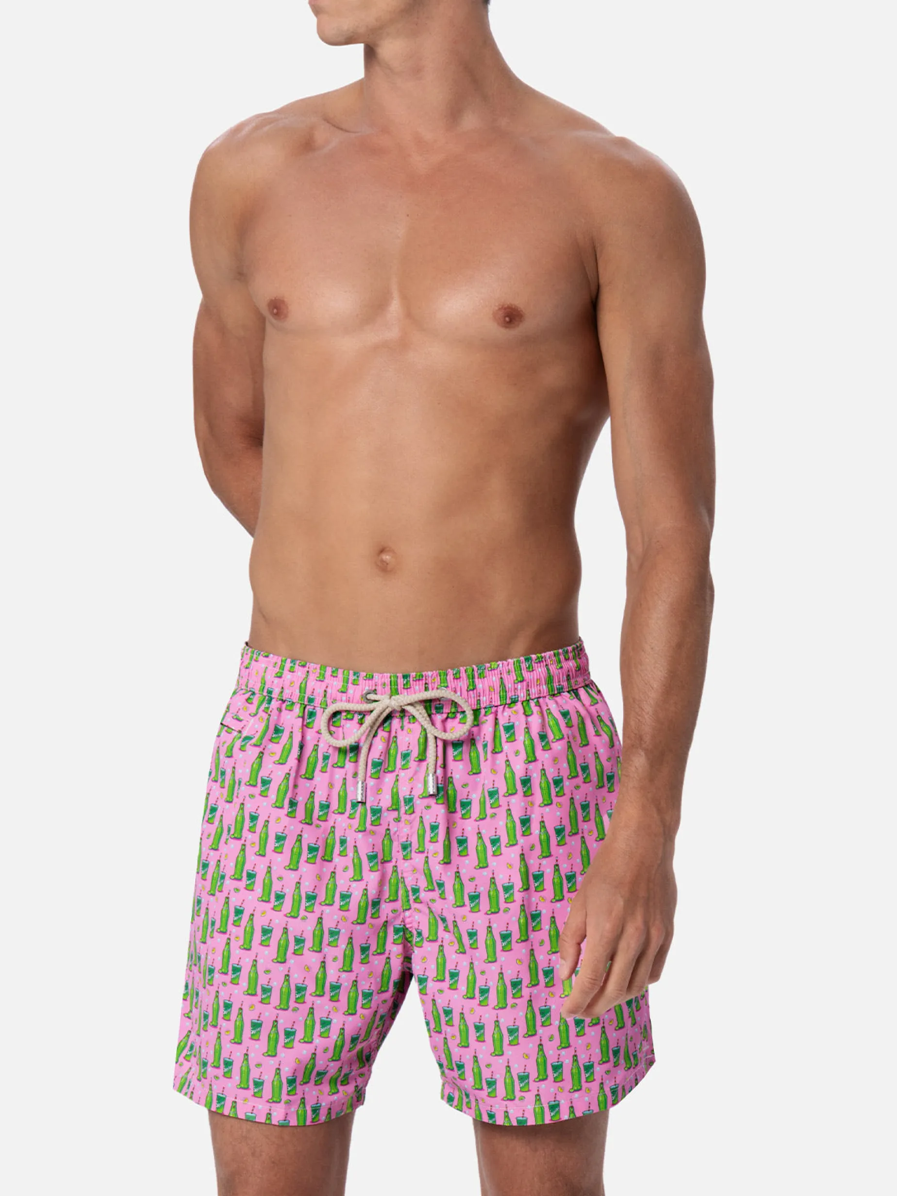 Herren-Badeshorts aus leichtem Stoff Lighting Micro Fantasy mit Sprite-Aufdruck | DIE SONDERAUSGABE DER COCA COLA COMPANY