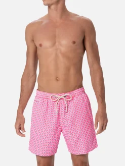 Herren-Badeshorts aus leichtem Stoff Lighting Micro Fantasy mit Krawatten-Print