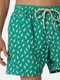 Herren-Badeshorts aus leichtem Stoff Lighting Micro Fantasy mit Känguru-Print | AUSTRALIAN BRAND SPECIAL EDITION