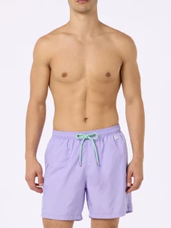 Herren-Badeshorts aus leichtem Stoff in Lila Lighting Pantone | PANTONE-SONDERAUSGABE