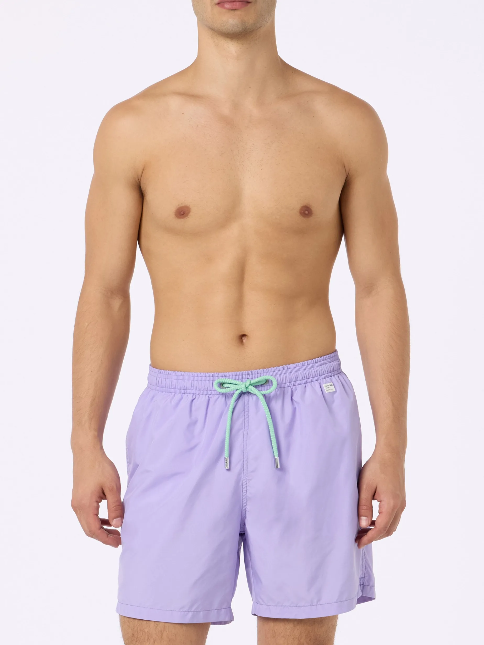 Herren-Badeshorts aus leichtem Stoff in Lila Lighting Pantone | PANTONE-SONDERAUSGABE