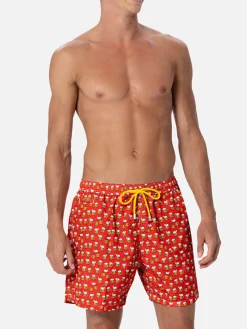 Herren-Badeshorts aus leichtem Stoff Lighting Micro Fantasy mit Bierdruck