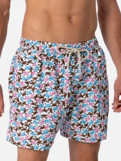 Herren-Badeshorts aus leichtem Stoff Lighting Micro Fantasy mit Krabben-Print
