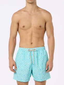 Herren-Badeshorts aus leichtem Stoff Lighting Micro Fantasy mit Seestern-Aufdruck