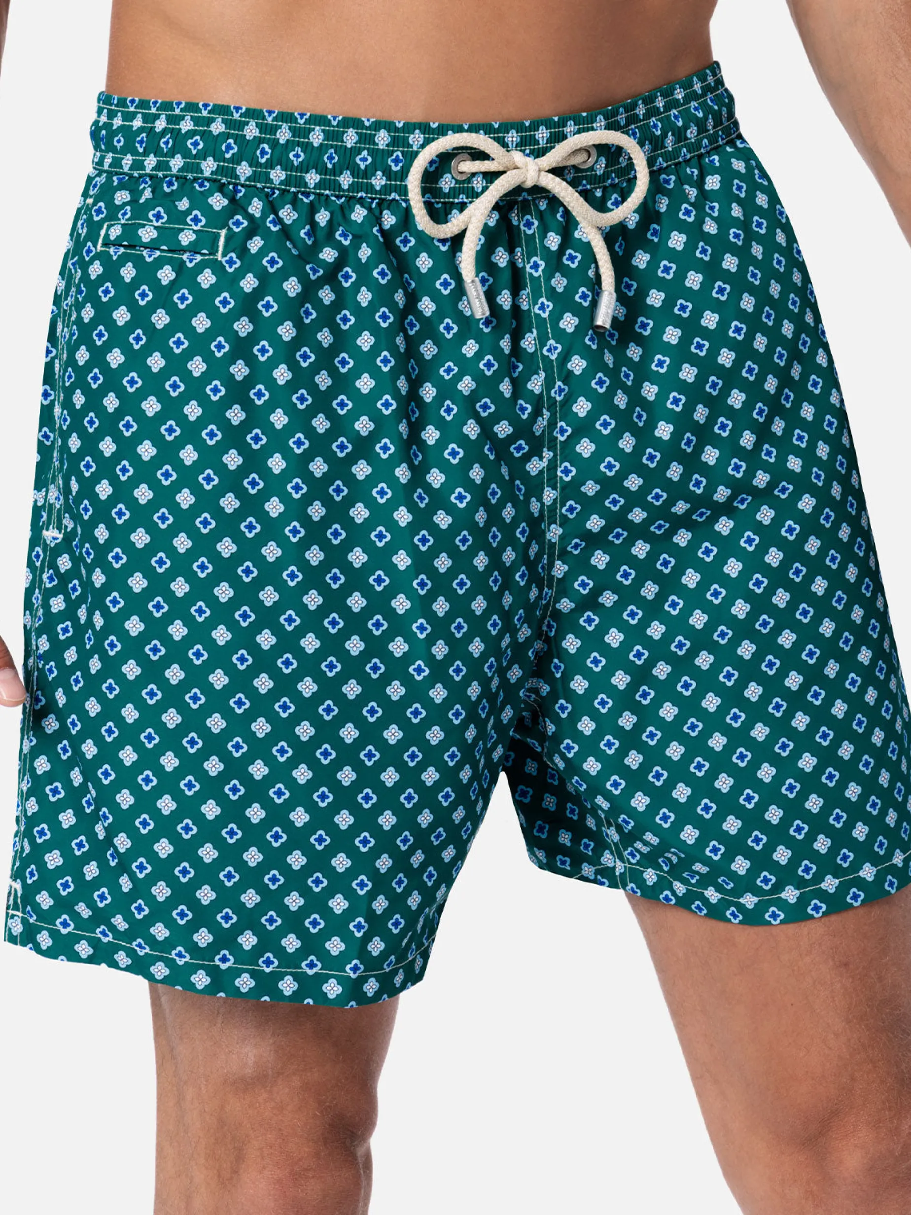 Herren-Badeshorts aus leichtem Stoff Lighting Micro Fantasy mit Krawatten-Print