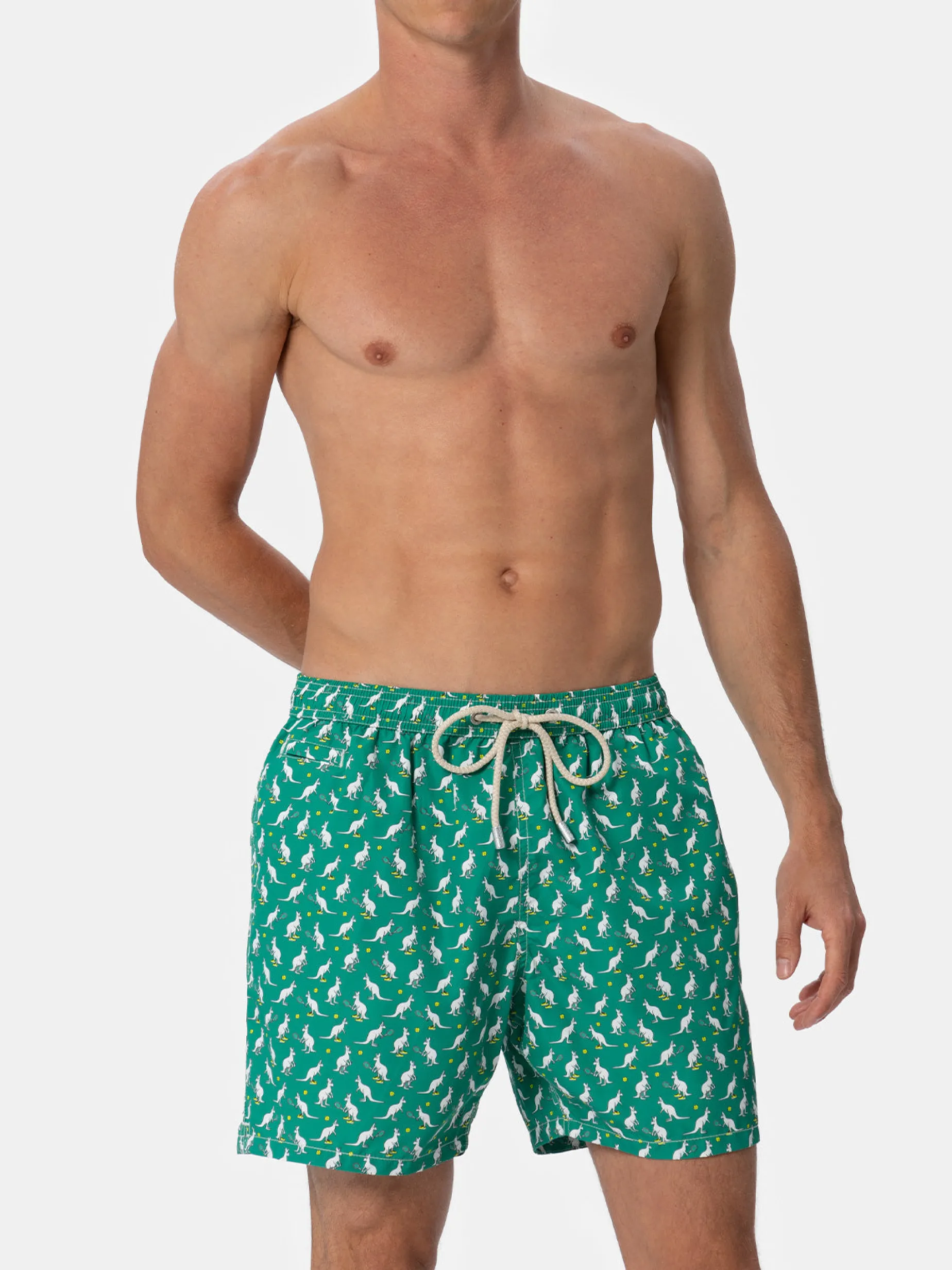 Herren-Badeshorts aus leichtem Stoff Lighting Micro Fantasy mit Känguru-Print | AUSTRALIAN BRAND SPECIAL EDITION